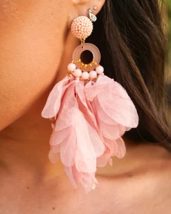 Brincos>Feversave Pendientes Brasil Rosa