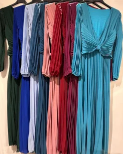 Batismos E Comunhões | Convidado Do Casamento>Feversave Vestido Azul Amelia