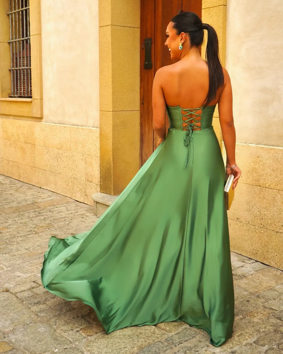 Graduações | Convidado Do Casamento>Feversave Vestido Begoña Maçã