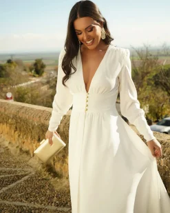 Batismos E Comunhões | Noiva>Feversave Vestido Branco Galateia