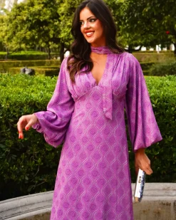 Batismos E Comunhões | Vestidos>Feversave Vestido Carol Mauve