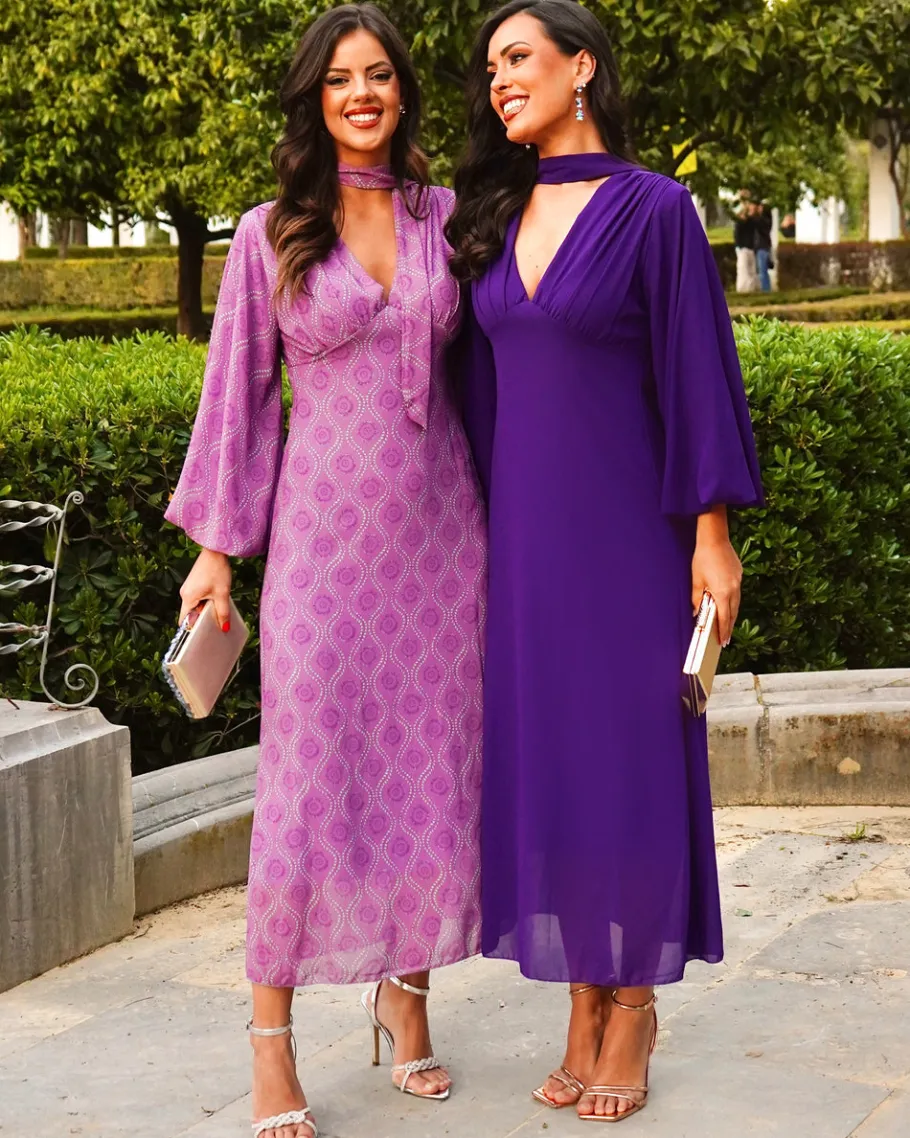 Batismos E Comunhões | Vestidos>Feversave Vestido Carol Mauve
