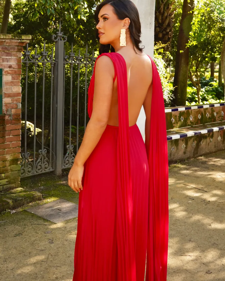 Graduações | Convidado Do Casamento>Feversave Vestido Luz Vermelha