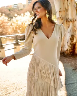 Batismos E Comunhões | Convidado Do Casamento>Feversave Vestido Margarida Bege